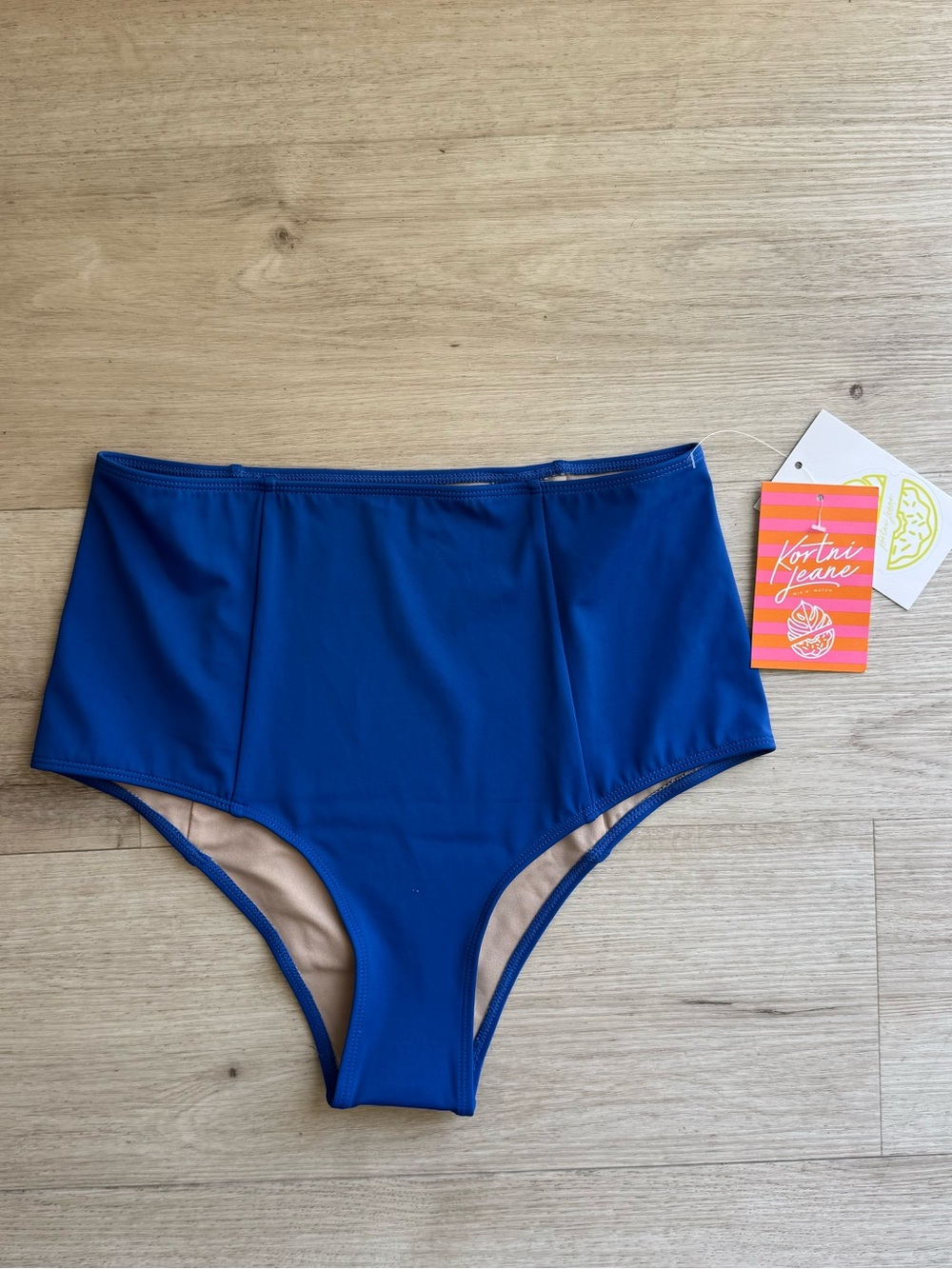 Kortni Jeane “Cut High” High Waisted Bathing Suit Bottoms